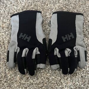 Black and Gray Helly Hansen Gloves